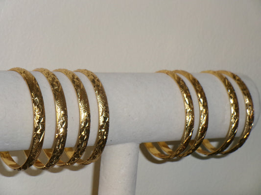 Gold Kamsar Bangles